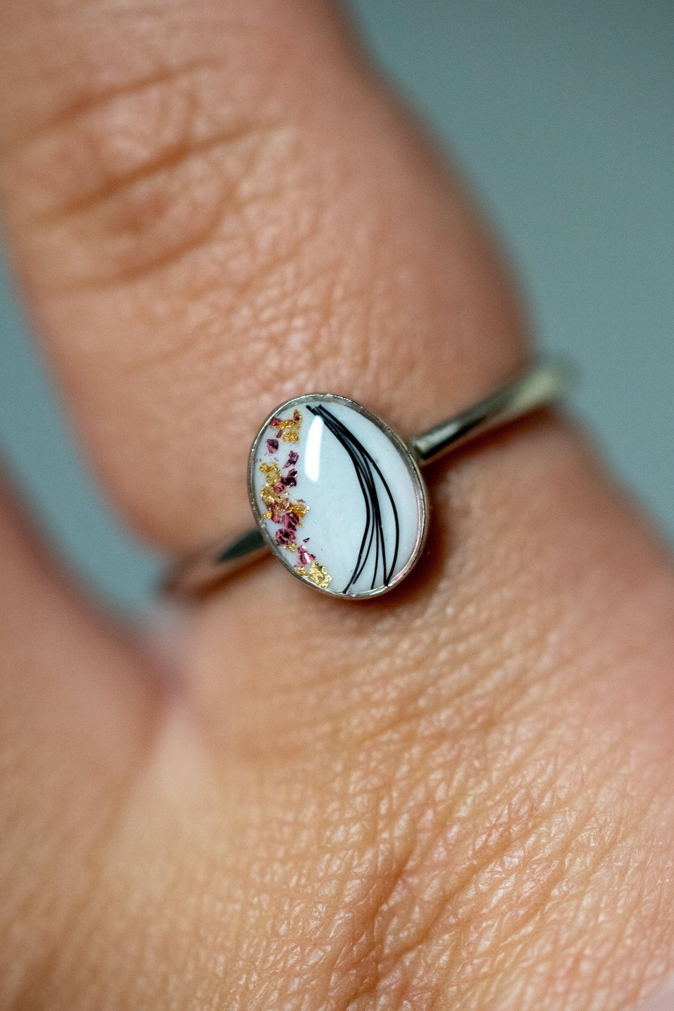 Oval Luna Ring - Empowered Mama Jewelry