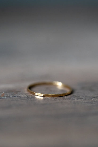 Hammered Band - Empowered Mama Jewelry