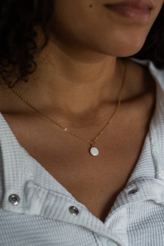 Luna Charm Necklace - Empowered Mama Jewelry