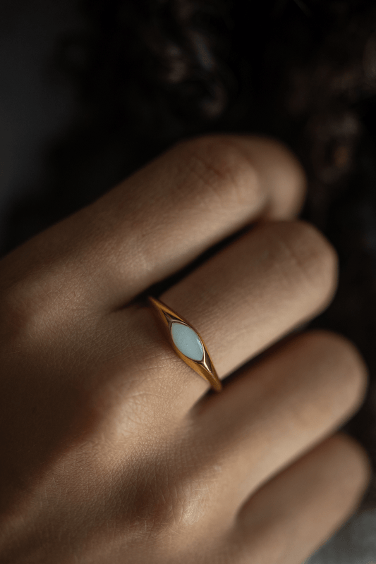 Marquise Dome Ring - Empowered Mama Jewelry