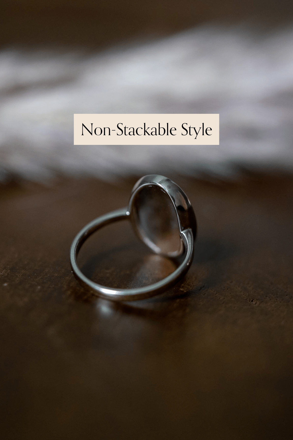 Oval Luna Ring - Empowered Mama Jewelry