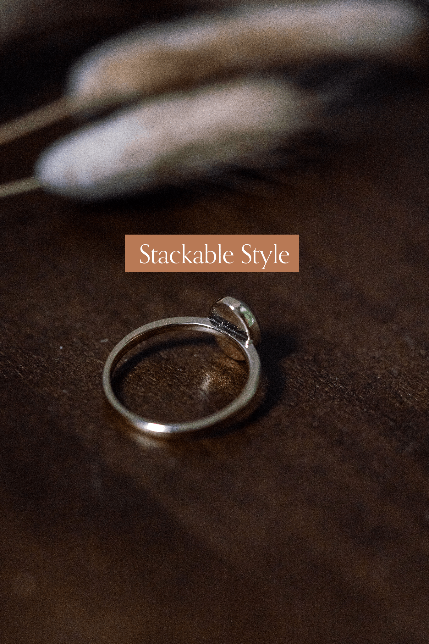 Oval Luna Ring - Empowered Mama Jewelry