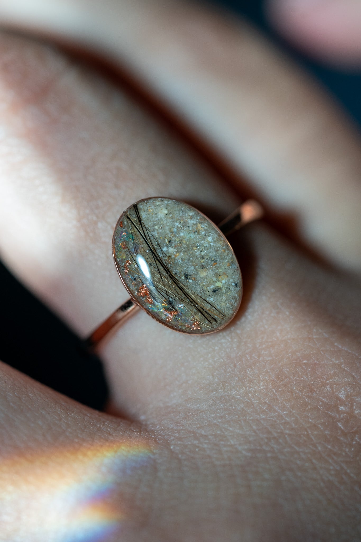 Oval Luna Ring - Empowered Mama Jewelry