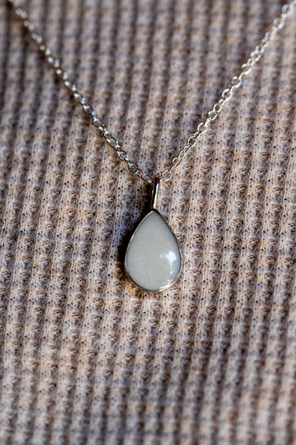Pear Charm Necklace - Empowered Mama Jewelry